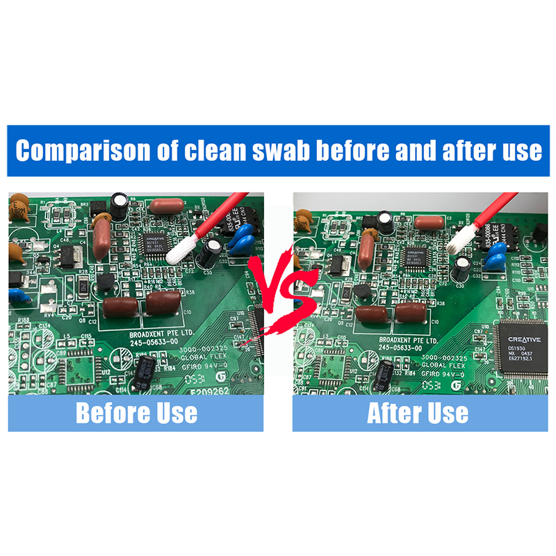 Tampon cu vârf de poliester tricotat